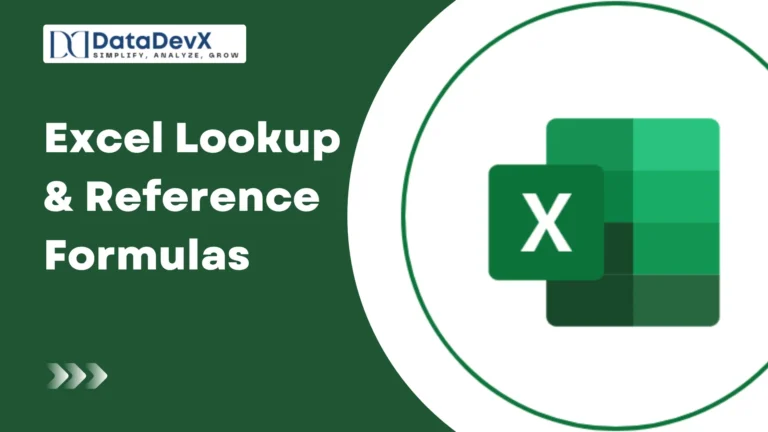 Excel Lookup & Reference Formulas