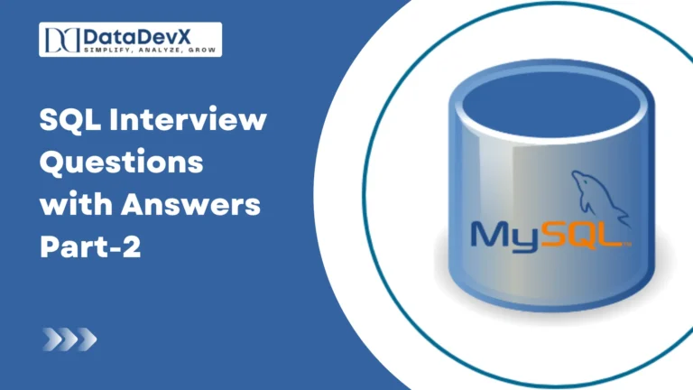 SQL Interview Questions with Answers Part-2