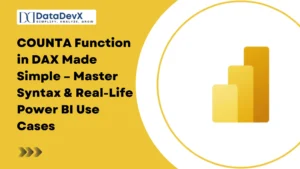 COUNTA Function in DAX Made Simple – Master Syntax & Real-Life Power BI Use Cases