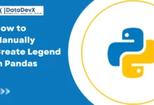 How to Manually Create Legend in Pandas