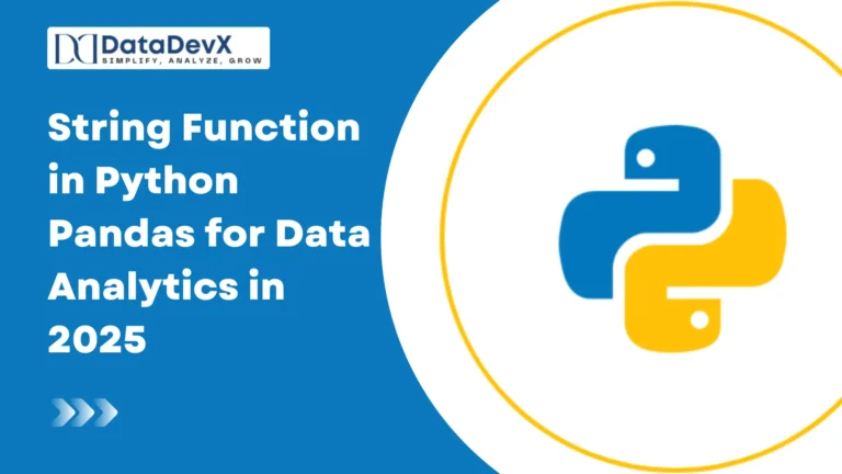 String Function in Python Pandas for Data Analytics in 2025