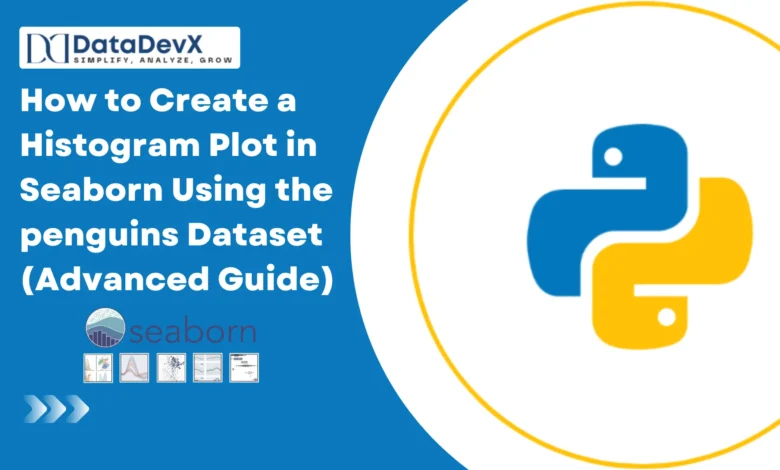 How to Create a Histogram Plot in Seaborn Using the penguins Dataset (Advanced Guide)