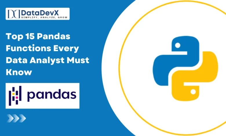 Top 15 Pandas Functions Every Data Analyst Must Know